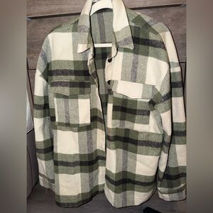 Kittenish Plaid Jacket Size M